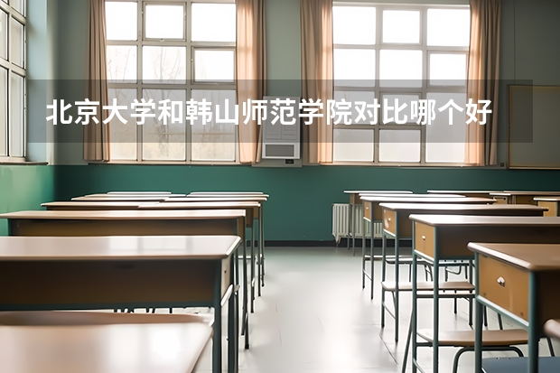 北京大学和韩山师范学院对比哪个好