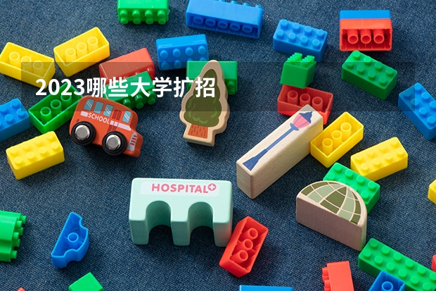 2023哪些大学扩招