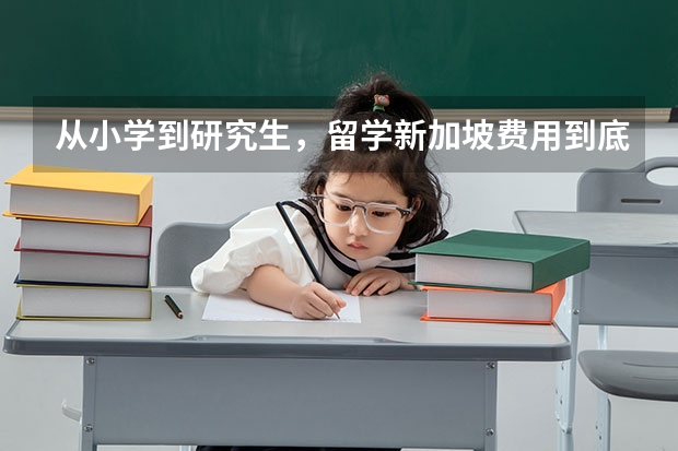 从小学到研究生,留学新加坡费用到底要多少