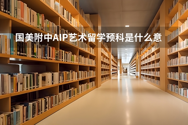 国美附中AIP艺术留学预科是什么意思？