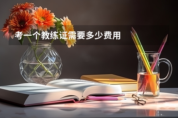 考一个教练证需要多少费用