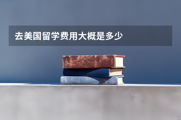 去美国留学费用大概是多少
