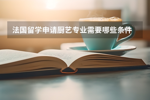 法国留学申请厨艺专业需要哪些条件