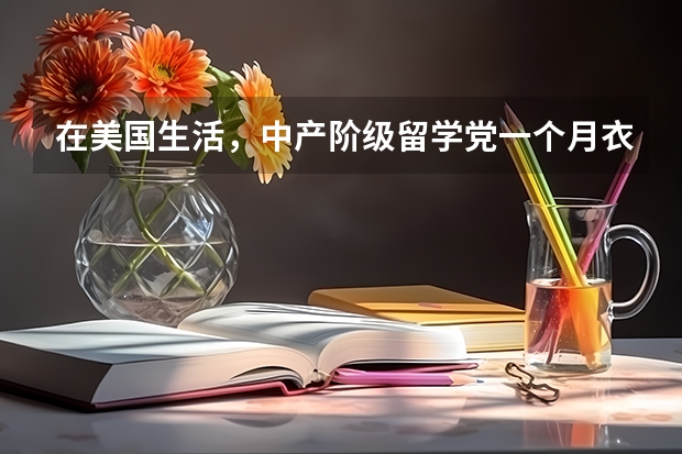 在美国生活,中产阶级留学党一个月衣食住行得花多少刀