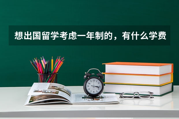 想出国留学考虑一年制的，有什么学费便宜的学校或者专业吗？