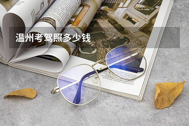 温州考驾照多少钱