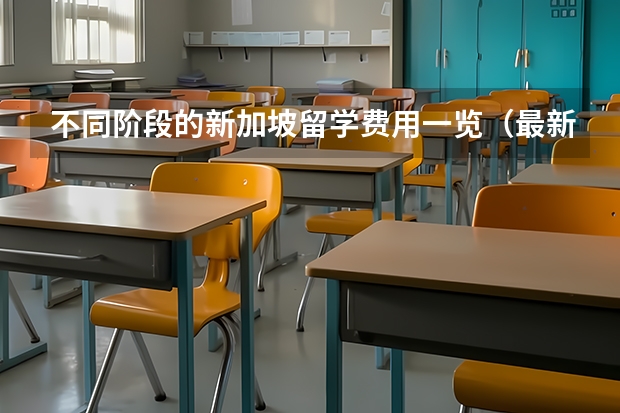 不同阶段的新加坡留学费用一览（最新新加坡留学费用）