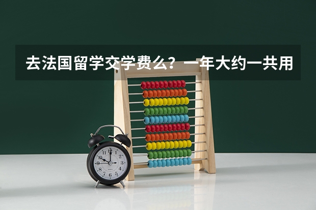 去法国留学交学费么？一年大约一共用多少钱啊？打工一个月挣多少