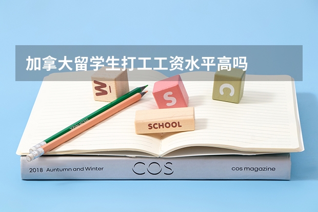 加拿大留学生打工工资水平高吗
