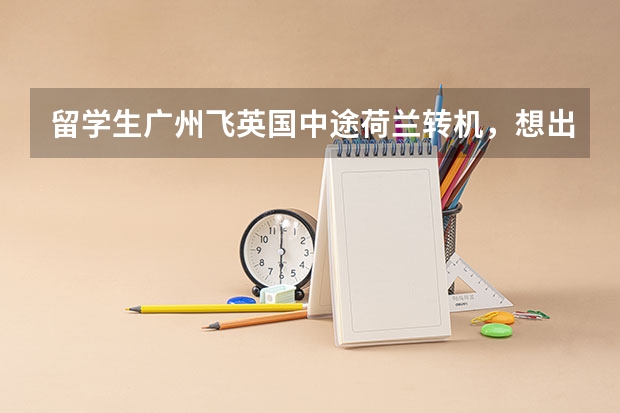留学生广州飞英国中途荷兰转机，想出荷兰机场需要需要什么手续？