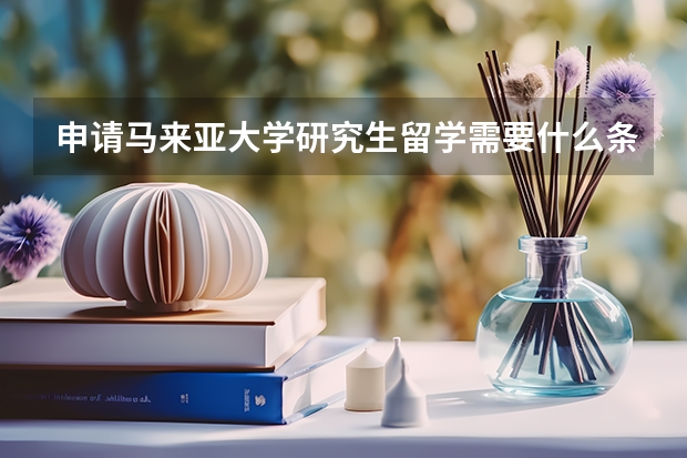 申请马来亚大学研究生留学需要什么条件