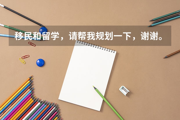 移民和留学，请帮我规划一下，谢谢。（我想公费出国留学，怎样申请）