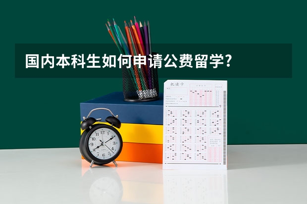 国内本科生如何申请公费留学?