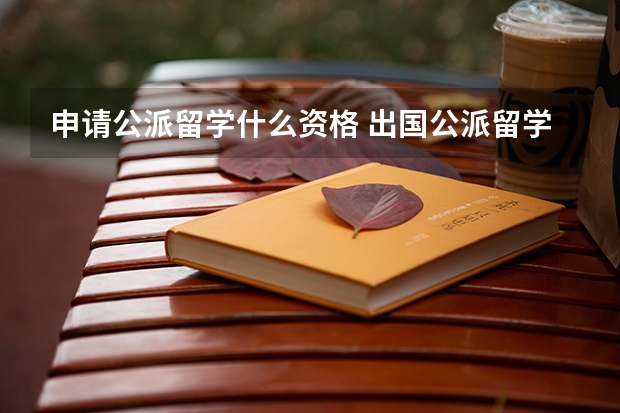 申请公派留学什么资格 出国公派留学条件