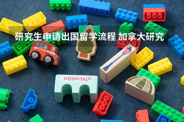 研究生申请出国留学流程 加拿大研究生留学申请方案一览
