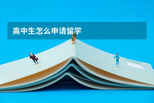 高中生怎么申请留学