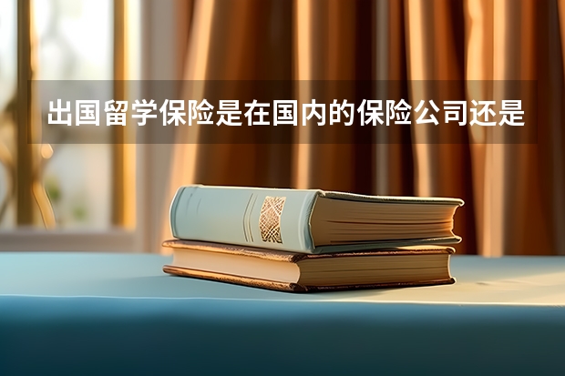 出国留学保险是在国内的保险公司还是国外的保险公司买好些？哪个买的较划算些
