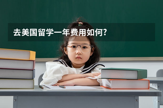 去美国留学一年费用如何?