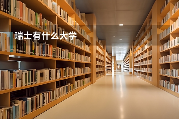 瑞士有什么大学