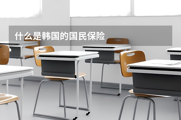 什么是韩国的国民保险