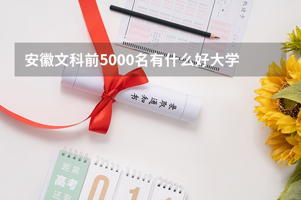 安徽文科前5000名有什么好大学