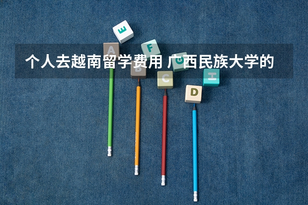 个人去越南留学费用 广西民族大学的出国留学费用