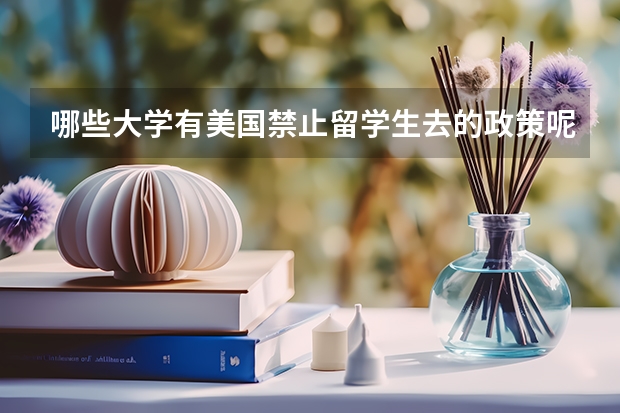 哪些大学有美国禁止留学生去的政策呢？