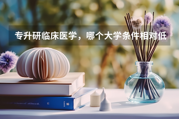 专升研临床医学，哪个大学条件相对低点