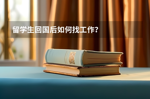 留学生回国后如何找工作？