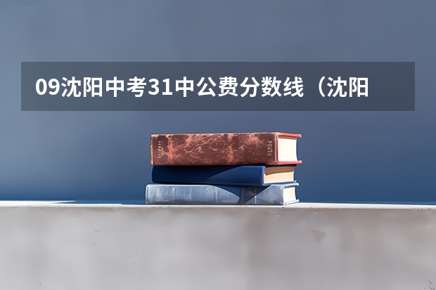 09沈阳中考31中公费分数线（沈阳理工大学的优缺点？）