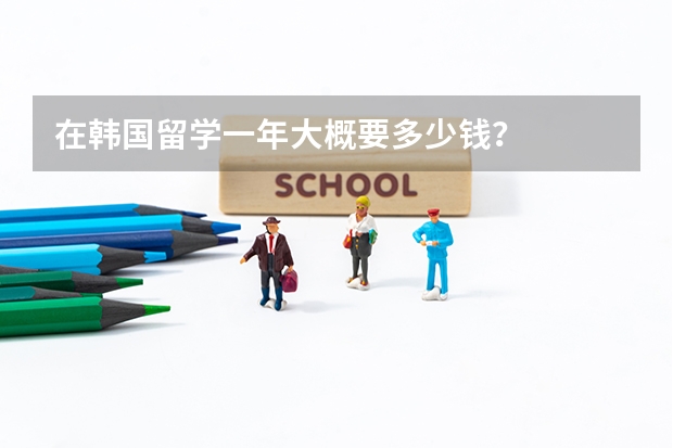 在韩国留学一年大概要多少钱？