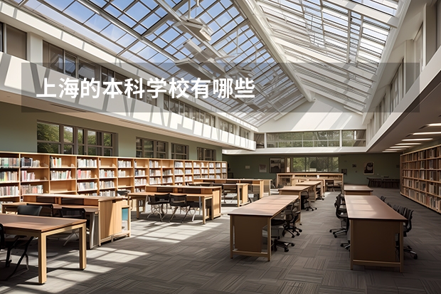 上海的本科学校有哪些