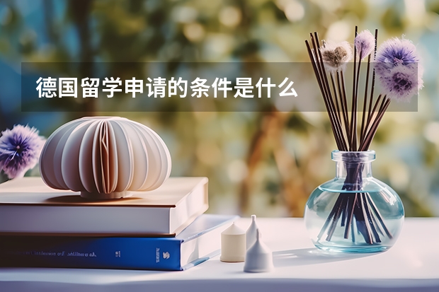 德国留学申请的条件是什么