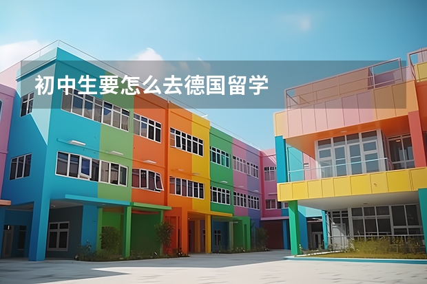 初中生要怎么去德国留学