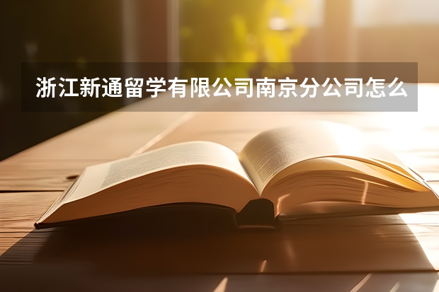 浙江新通留学有限公司南京分公司怎么样?