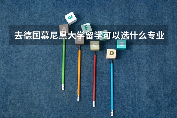 去德国慕尼黑大学留学可以选什么专业，一年大概的费用