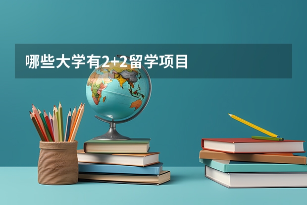 哪些大学有2+2留学项目