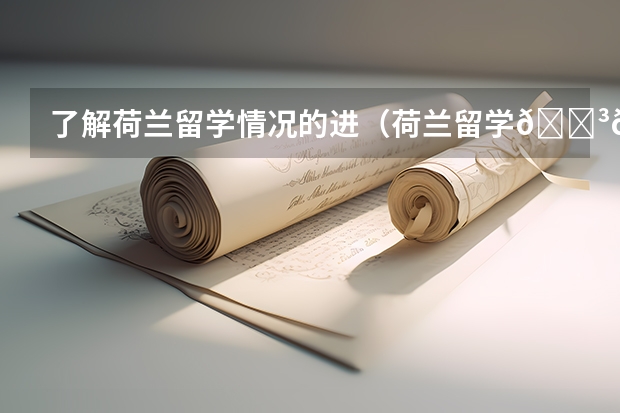 了解荷兰留学情况的进（荷兰留学🇳🇱埃因霍芬理工大学）