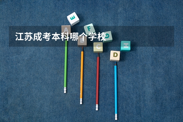 江苏成考本科哪个学校