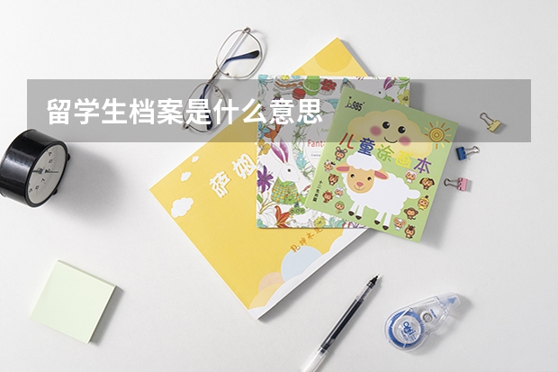 留学生档案是什么意思