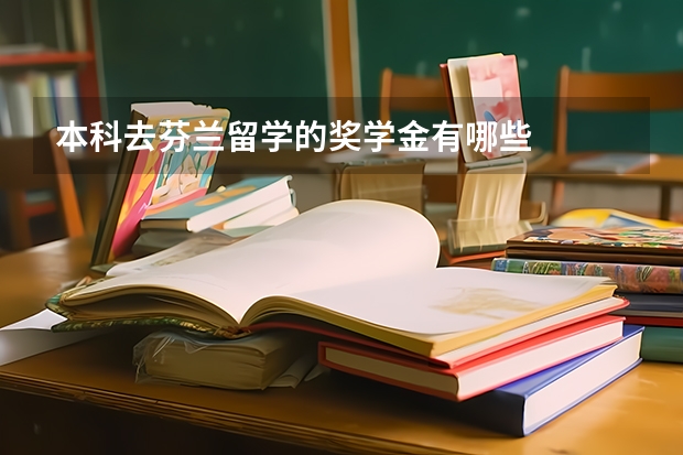 本科去芬兰留学的奖学金有哪些