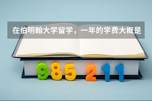 在伯明翰大学留学，一年的学费大概是多少