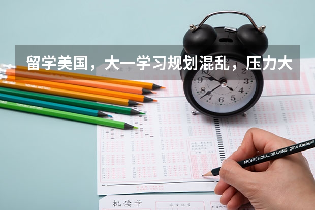 留学美国,大一学习规划混乱,压力大,怎么办?