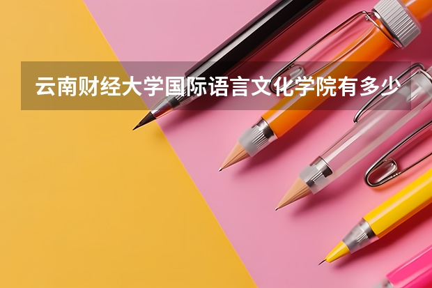 云南财经大学国际语言文化学院有多少留学生